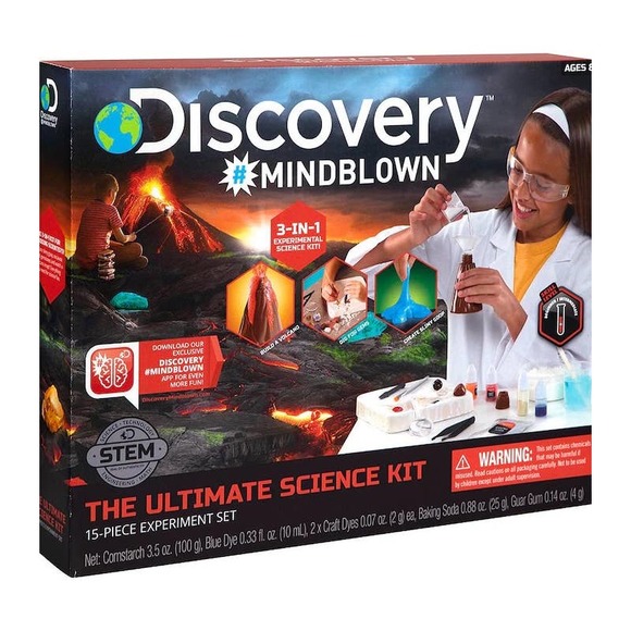 Discovery Kids MINDBLOWN Ultimate Science Kit 4 EXPERIMENTS IN 1 - Picture 1 of 8